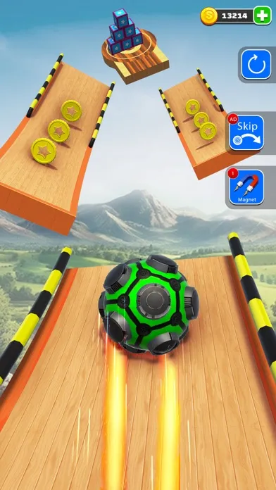 Capturas de tela do Rolling Sky Balls 3D Game