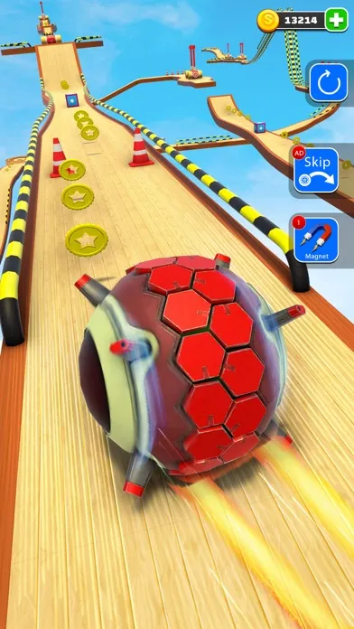 Capturas de tela do Rolling Sky Balls 3D Game