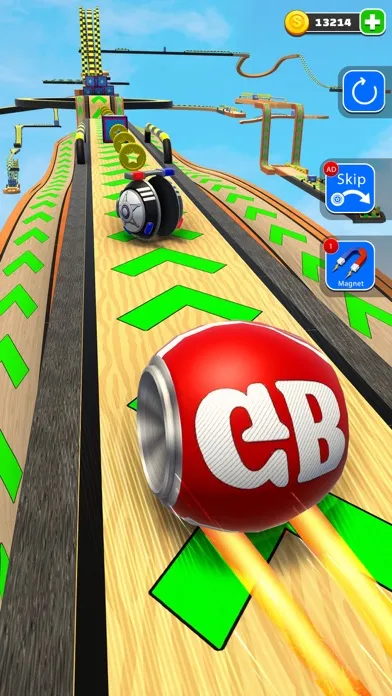 Capturas de tela do Rolling Sky Balls 3D Game