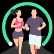 Run-step counter fit pedometer Run-step counter fit pedometer