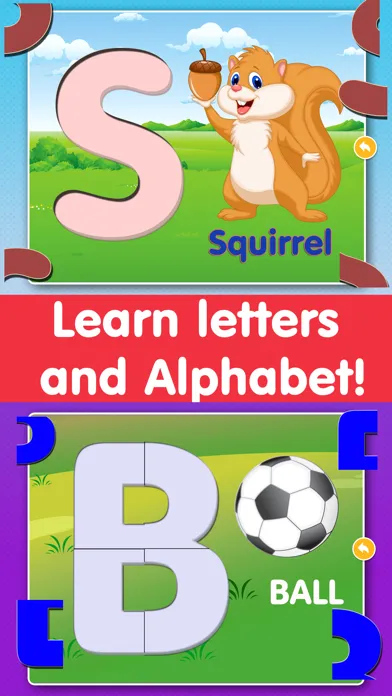 Capturas de pantalla de Swanky Alphabet Puzzle Games
