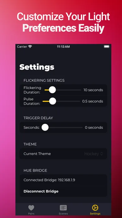 SportsLights for Philips Hue Screenshots