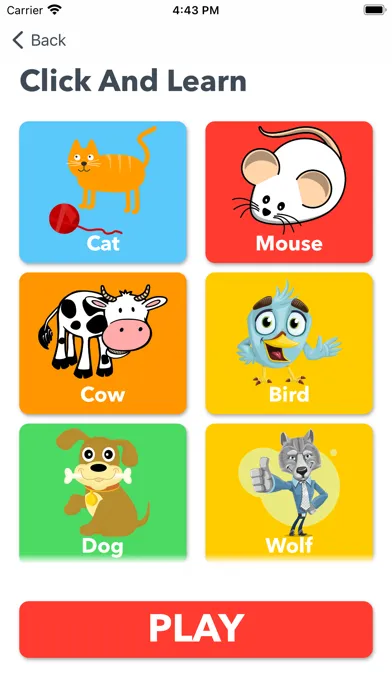 Ảnh chụp màn hình của Baby learns english