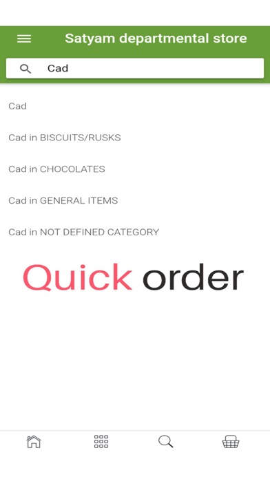 Quick Order應用截圖