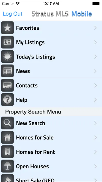 Скриншоты Stratus MLS Mobile