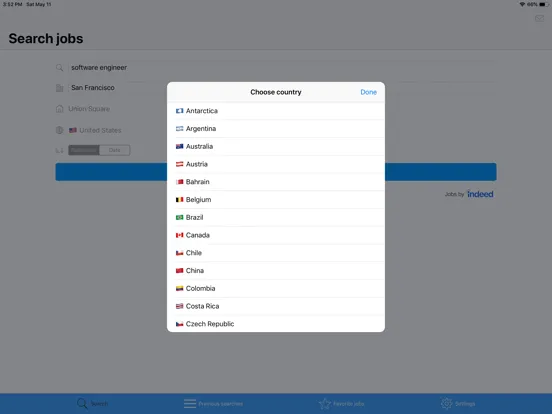 Jobs on map - easy job search iPad  スクリーンショット