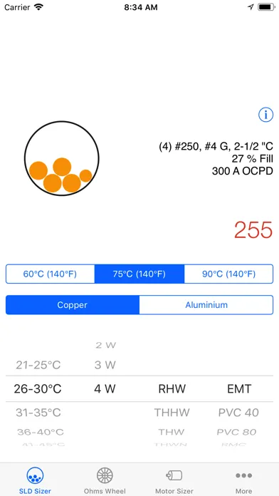 SLD Sizer for Engineering स्क्रीनशॉट