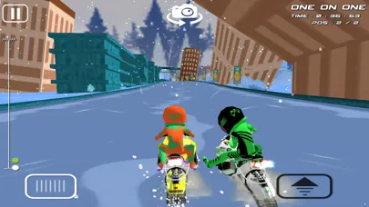 Captures d'écran de SnowMobile Icy Racing - SnowMobile Racing For Kids