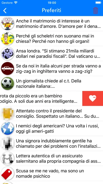 Tangkapan layar Barzellette italiane