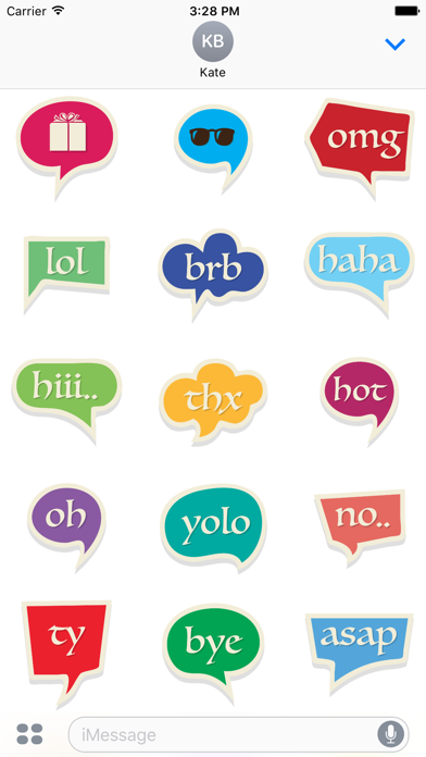 Comic Bubbles Stickers Screenshots