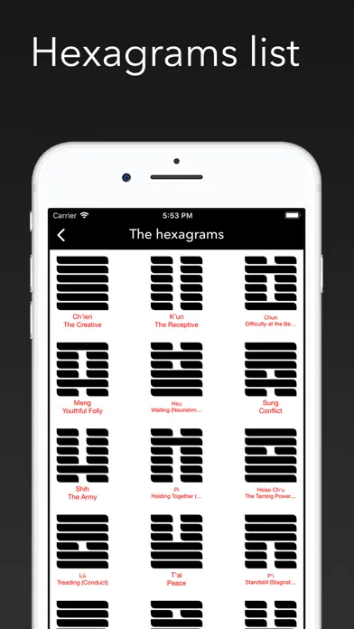 Tangkapan layar I Ching the Classic of Changes