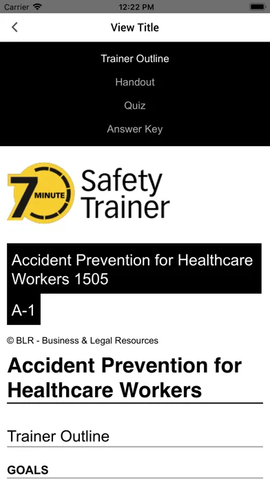 Safety Toolbox Trainer應用截圖
