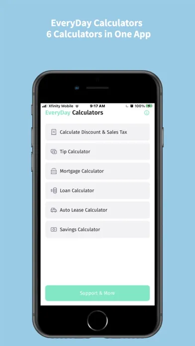 Скриншоты Loan,Mortgage ,Tip Calculator