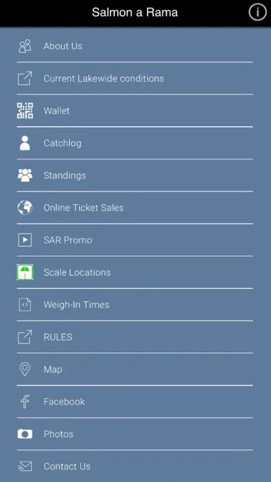 Capturas de pantalla de Salmon-a-Rama app