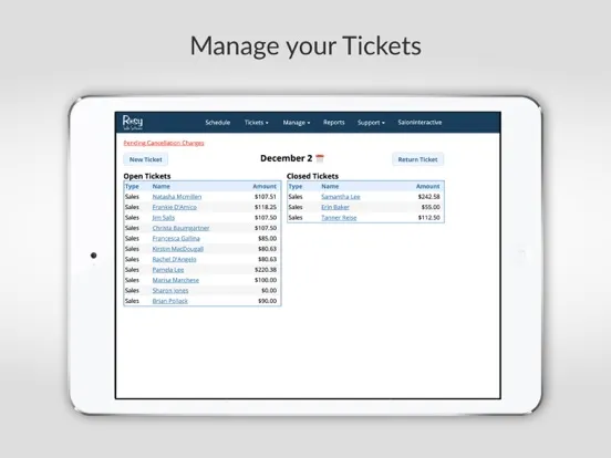 Rosy Salon Software iPad 應用截圖