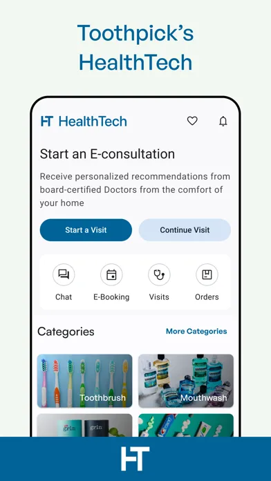 HealthTech App 스크린샷