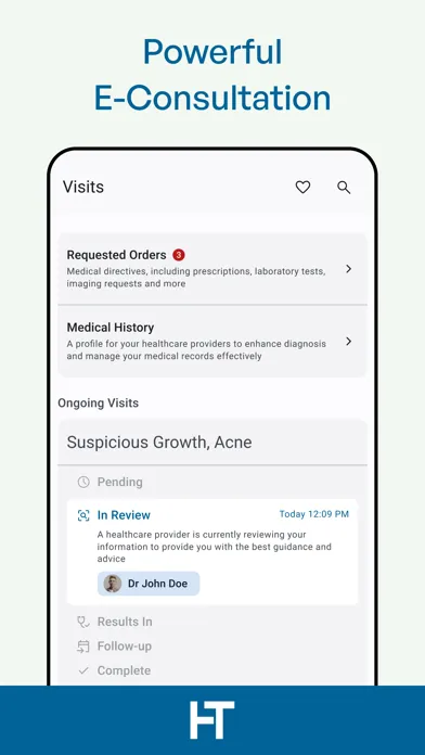 HealthTech App 스크린샷