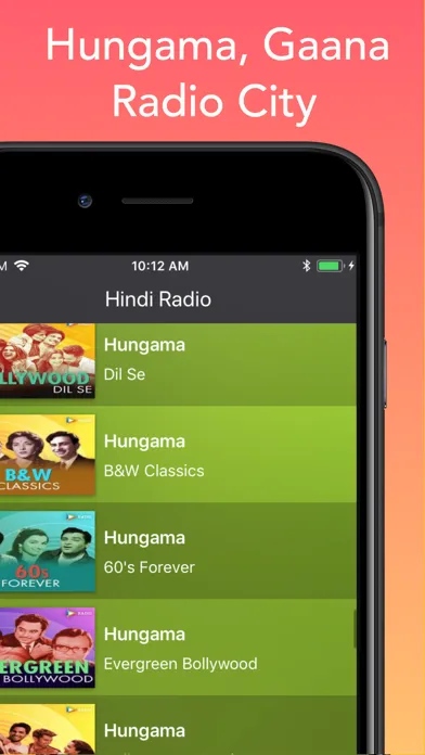 ภาพหน้าจอของ Hindi Radio - Hindi Songs HD