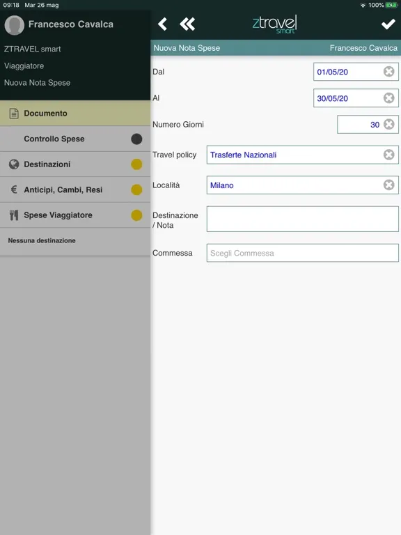 ZTravel SBE iPad  スクリーンショット