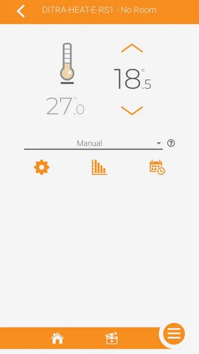 Capturas de pantalla de Schluter® Smart Thermostat