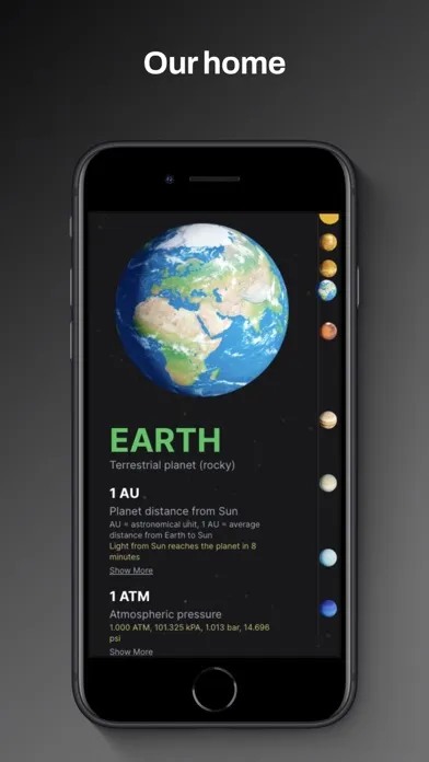 Tangkapan layar Project Planet Space