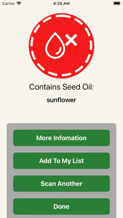 Seed Oil Scanner應用截圖