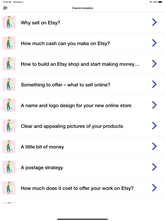 Sell on Etsy: Seller Course iPad  سکرین شاٹس