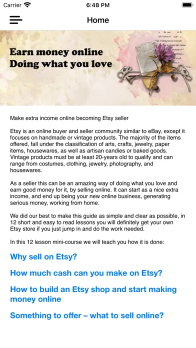 Sell on Etsy: Seller Course سکرین شاٹس