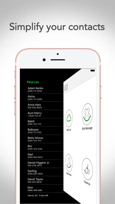 Screenshot di My Contacts Editor +
