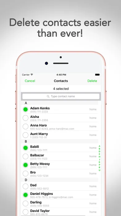 Screenshot di My Contacts Editor +