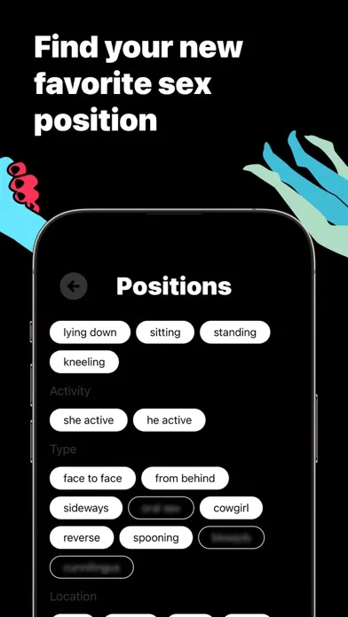 Ảnh chụp màn hình của Sedice: sex games for couples