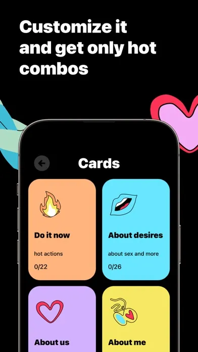 Ảnh chụp màn hình của Sedice: sex games for couples