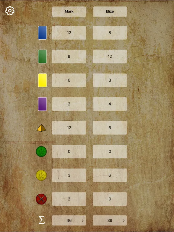 Tangkapan layar 7WD – Score Sheet iPad 