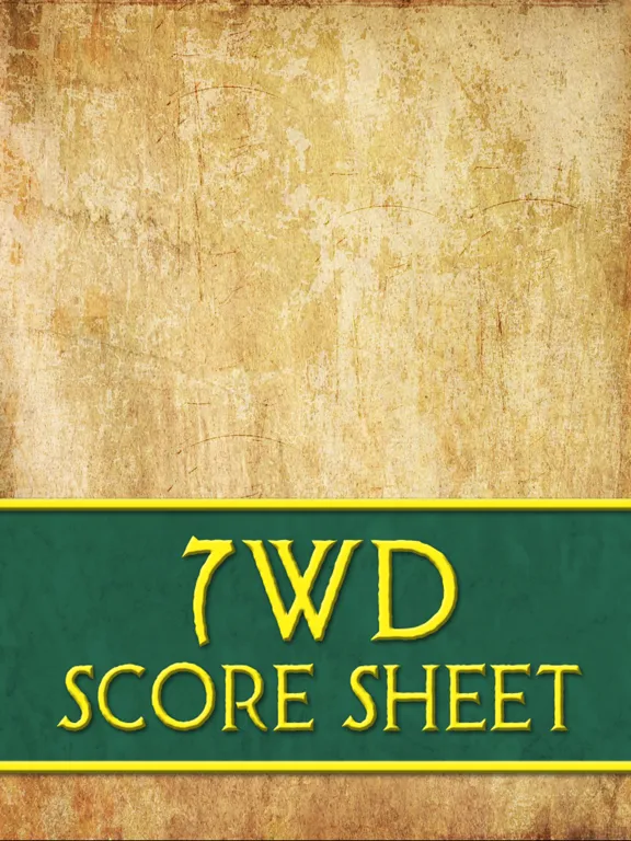 Tangkapan layar 7WD – Score Sheet iPad 
