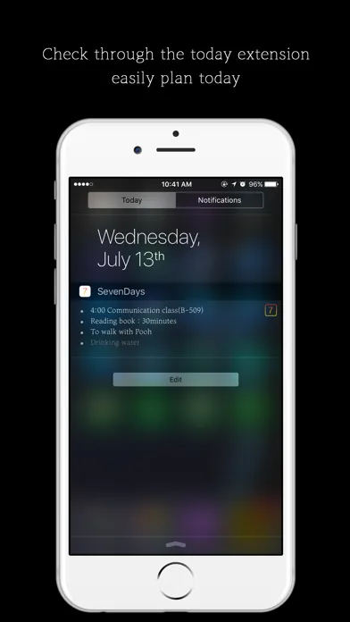 Screenshot di SevenDays Lite - To focus a week plans!