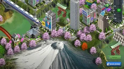 Capturas de tela do Shinkansen City
