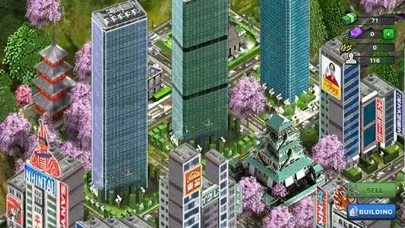 Capturas de tela do Shinkansen City