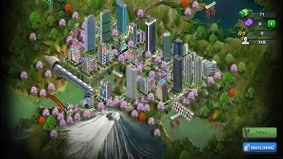 Capturas de tela do Shinkansen City