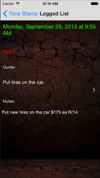 Capturas de pantalla de Time Stamp a Simple Note