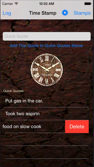 Capturas de pantalla de Time Stamp a Simple Note