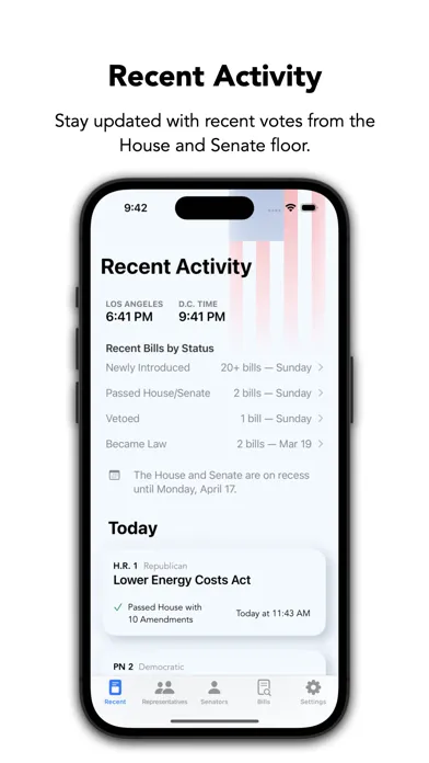 Ảnh chụp màn hình của Pocket Congress