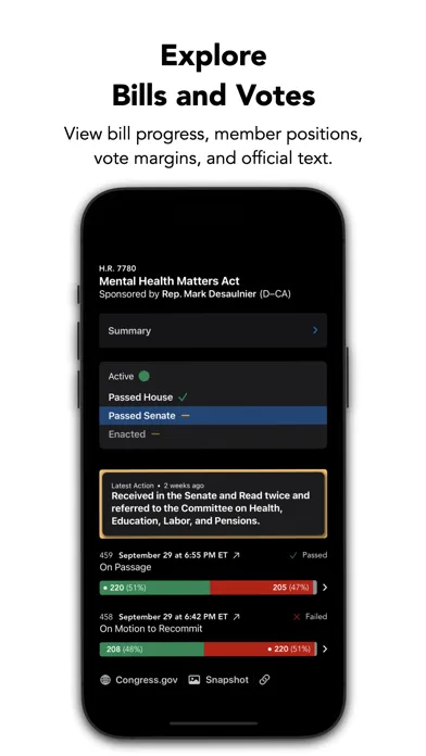 Ảnh chụp màn hình của Pocket Congress