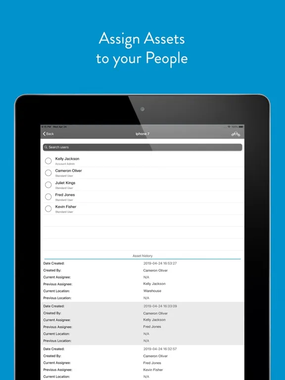 ภาพหน้าจอของ TSG Evident iPad 