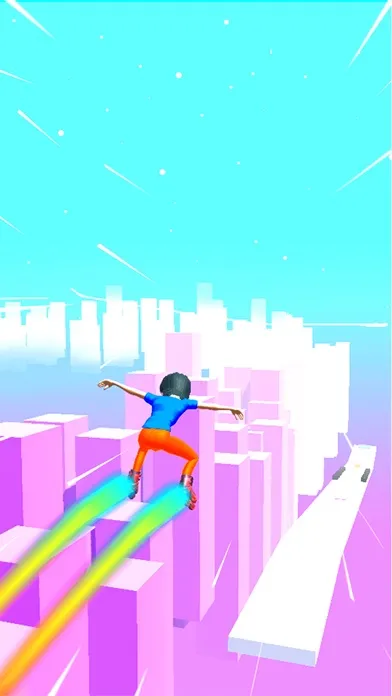 Sky Roller Skating Girl Screenshots