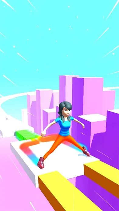 Sky Roller Skating Girl Screenshots