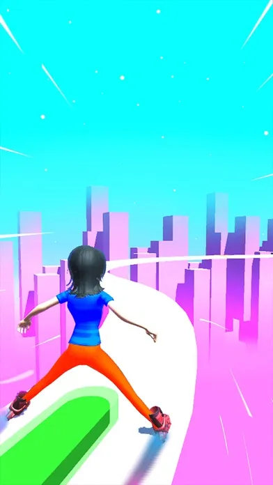 Sky Roller Skating Girl Screenshots