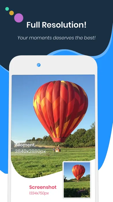 Ảnh chụp màn hình của iMoment - Videos & Photos