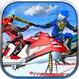SnowMobile Illegal Bike Racing