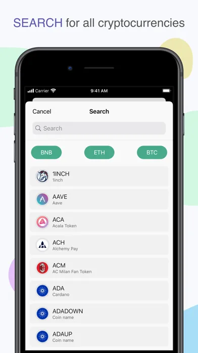 تصاویر Cryptofolio - portfolio wallet