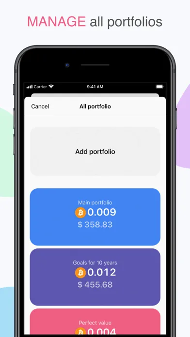 تصاویر Cryptofolio - portfolio wallet